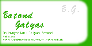 botond galyas business card